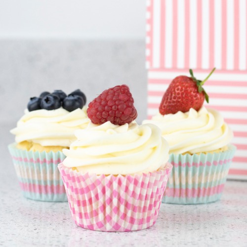 Cupcake vormpjes, 32 Stuks, Blauw - Tala