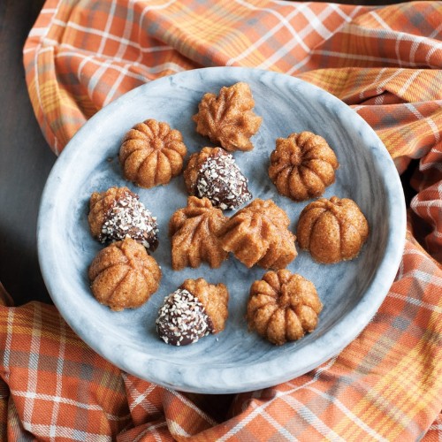 Bakvorm "Autumn Delight Cakelet Pan" - Nordic Ware | Fall Harvest Bronze