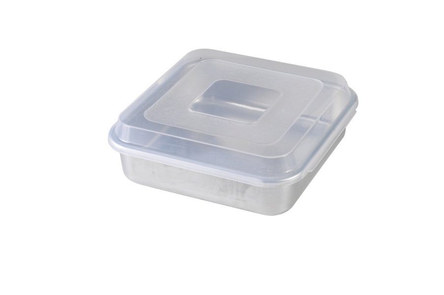 Bakvorm, Vierkant, met Deksel, 23 cm, Aluminium - Nordic Ware | Naturals