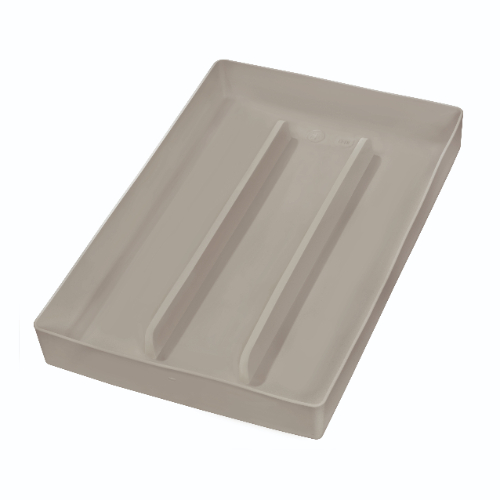Haarverzorging Organiser, 24.1 x 37.5 x 4.5 cm, Siliconen, Wit - iDesign | The Home Edit