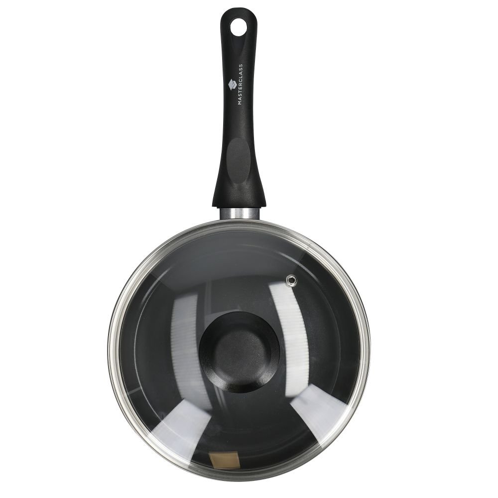Steelpan met Deksel, 20 cm, Gerecycled, Non-Stick - MasterClass | Can-to-Pan