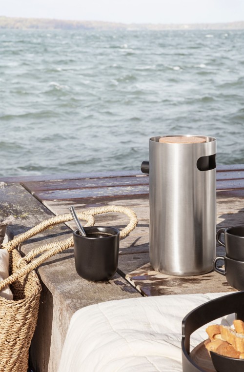 Vacuüm Thermoskan met Pomp, 1.8 L, RVS - Eva Solo | Nordic Kitchen