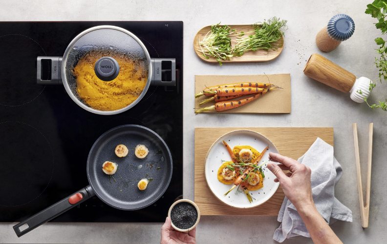 Koekenpan, ø 28 cm, 2.2 L, Gerecycled Aluminium, QXR Non Stick, Inductie - Woll | EcoLogic QXR