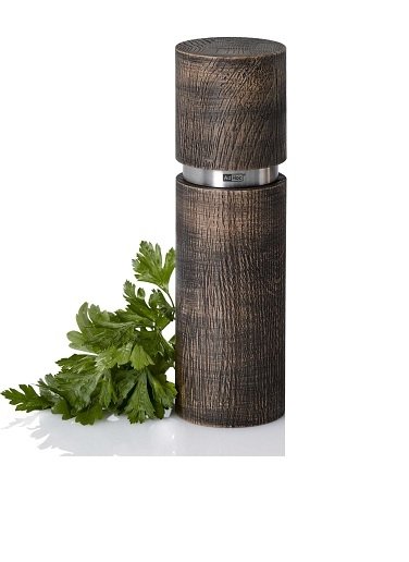 Peper of Zoutmolen Texture Antique - Zwart, 20 cm - Adhoc