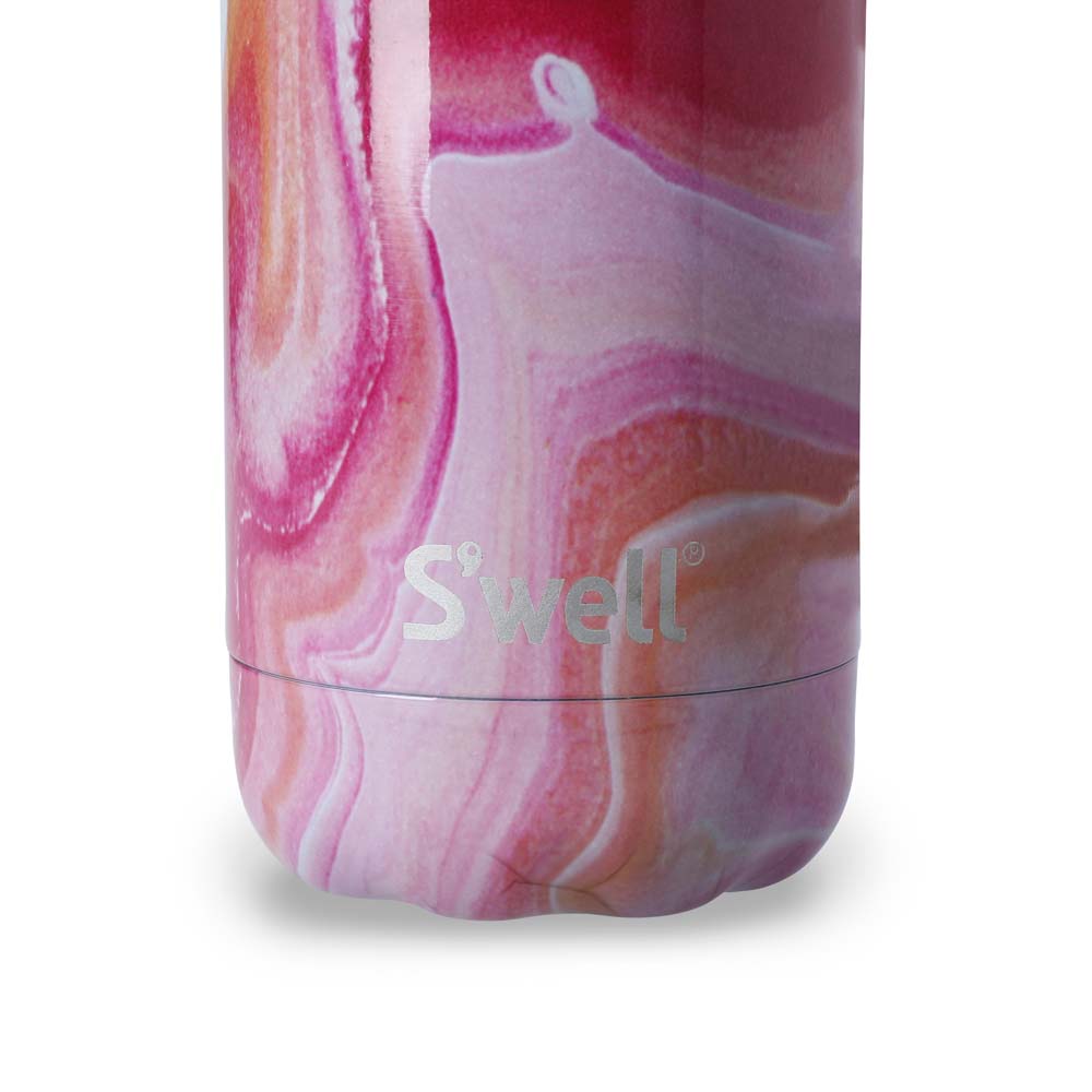 Thermosfles - Agaat Roze - Waterfles - 500ml - Herbruikbaar - Dubbelwandig - S'Well | Rose Agate