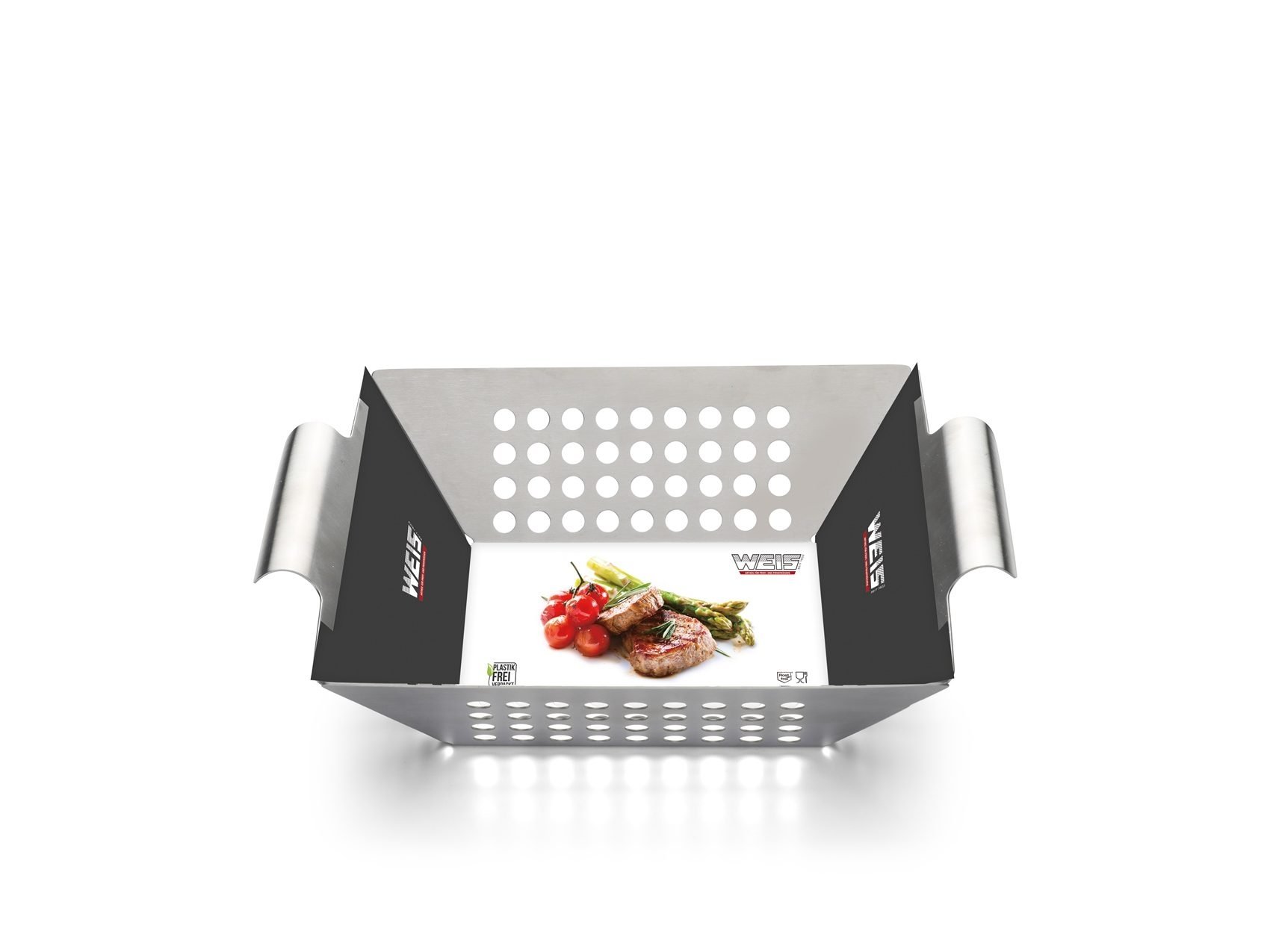 Grillmand, 21 x 21 cm – Weis