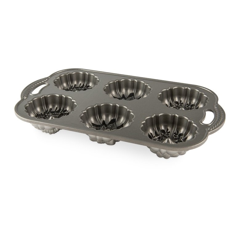 Bakvorm "Wreathlettes pan"- Nordic Ware | Sparkling Silver Holiday