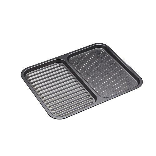 Platte bakvorm / bakplaat rechthoekig verdeeld, 39 cm x 31 cm - Masterclass