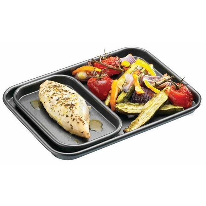 Platte bakvorm / bakplaat rechthoekig, 16.5 cm x 10 cm - Masterclass