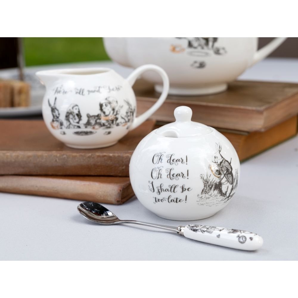 Melk -en Suiker Set, Porselein, 0.2 L - V&A | Alice in Wonderland