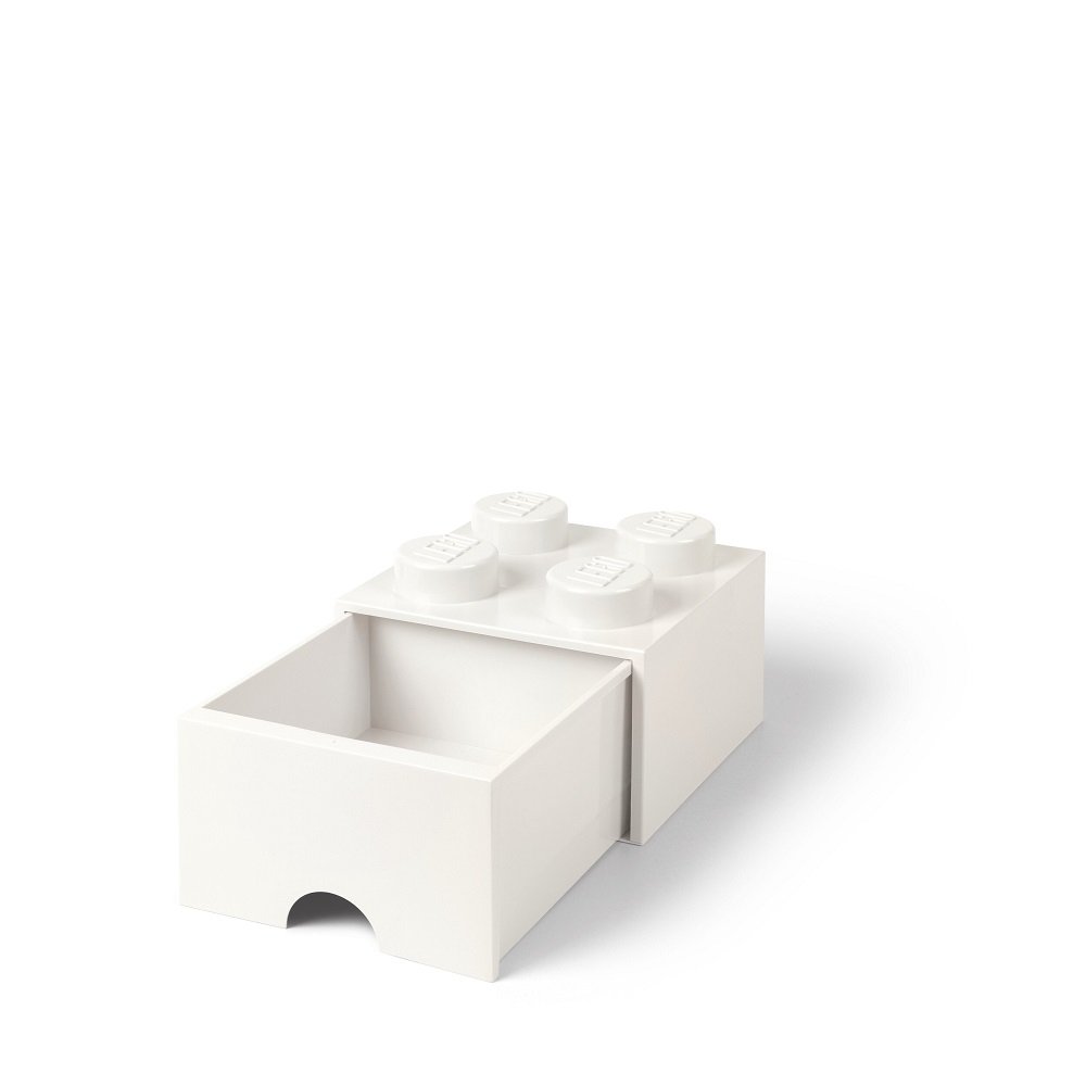 Opberglade Brick 4, Wit - LEGO