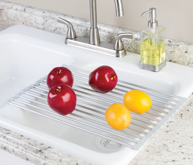 Afdruiprek, Aluminium, 47 x 27.9 x 1.3 cm - iDesign | Metro