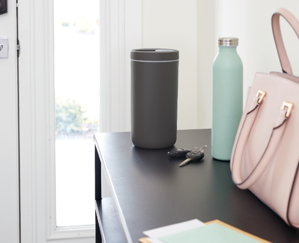 Dispenser voor Vochtige Doekjes, Breed, Kunststof, Zwart/Grijs - iDesign | iD Clean