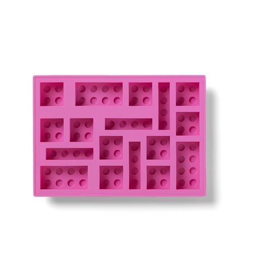 Ijsblokjesvorm. Roze - Siliconen - LEGO