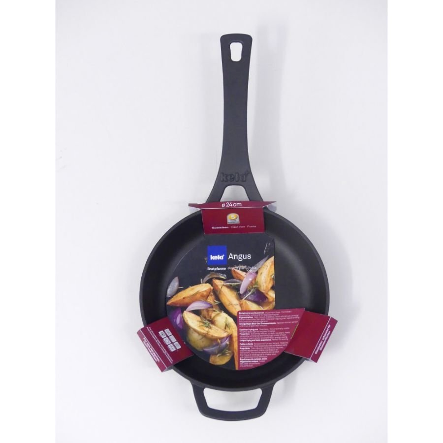 Gietijzeren koekenpan, 24 cm - Kela | Angus