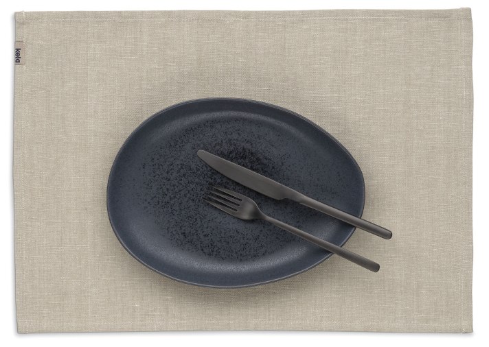 Placemat, Katoen, Linnen, Beige - Kela | Puro