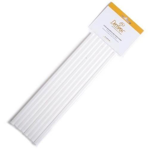 Set van 8 plastic dowel rods / plugstangen - 8mm - Decora