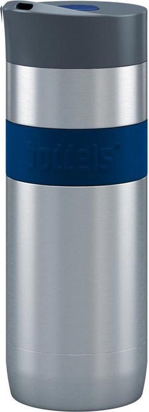 Thermosbeker, 0.37 L, Nacht Blauw, Dubbelwandig, Vacuüm Geïsoleerd - Boddels | Koffje