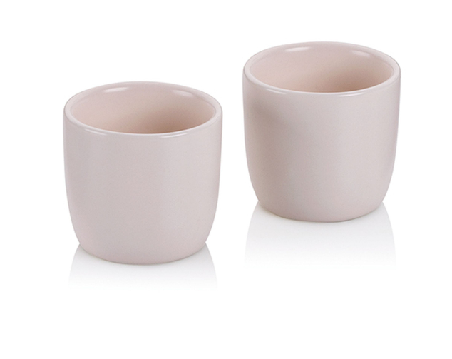 Eierdop, Set van 2 Stuks, Porselein, Beige - Kela | Bob