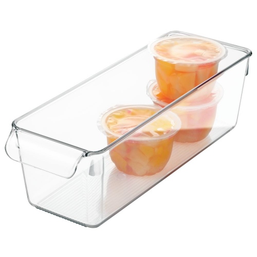 Koelkast Organizer met Handvat, 29.2 x 10.2 x 8.9 cm, Kunststof, Transparant - iDesign | Linus