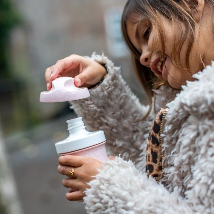 Waterfles. 0.2 L. Organic Blauw - Koziol | Oase Mini