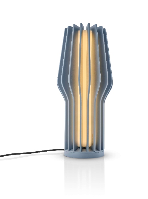 LED Lamp, Tafellamp, Blauw, 11 x 11 x 25 cm, Rubber, Kunststof -  Eva Solo | Radiant