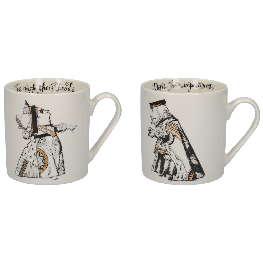 His & Hers Mokken, Set van 2 Stuks, Porselein, 0.35 L - V&A | Alice in Wonderland