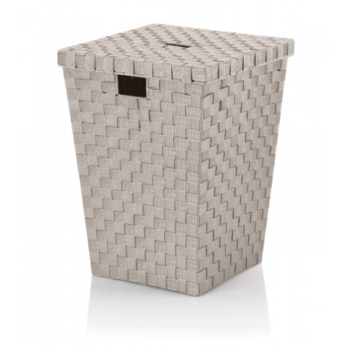 Wasmand, 52 x 40 cm, Polypropyleen, Zilvergrijs - Kela | Alvaro