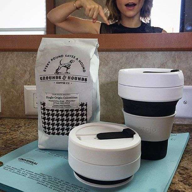 Pocket Cup, Black - 355 ml - Drinkbeker - Koffiebeker - Zwart - Opvouwbaar | Stojo