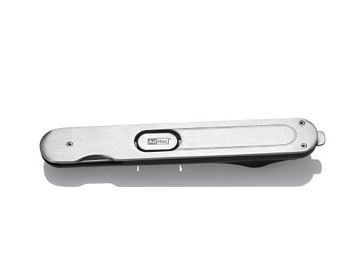 Kurkentrekker PushPull, Zilver - Adhoc
