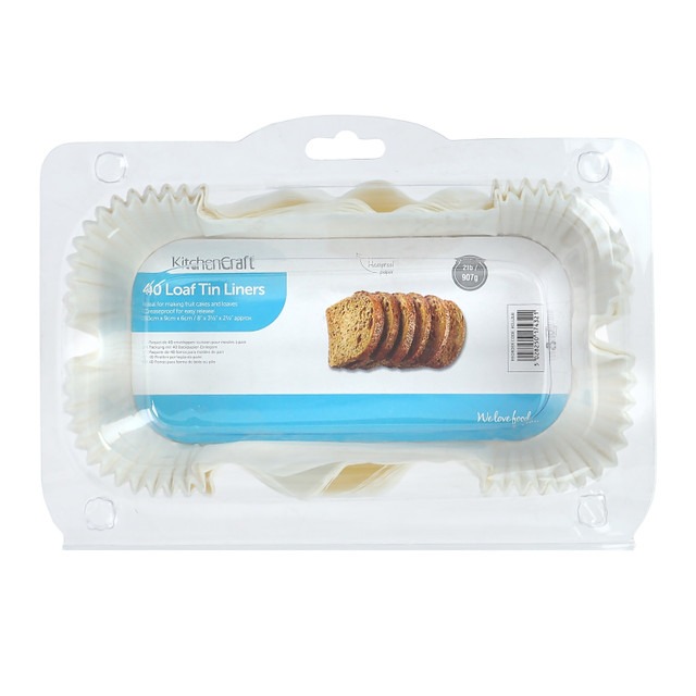 KitchenCraft Non-Stick Loaf Tin Liners 1.1 lb