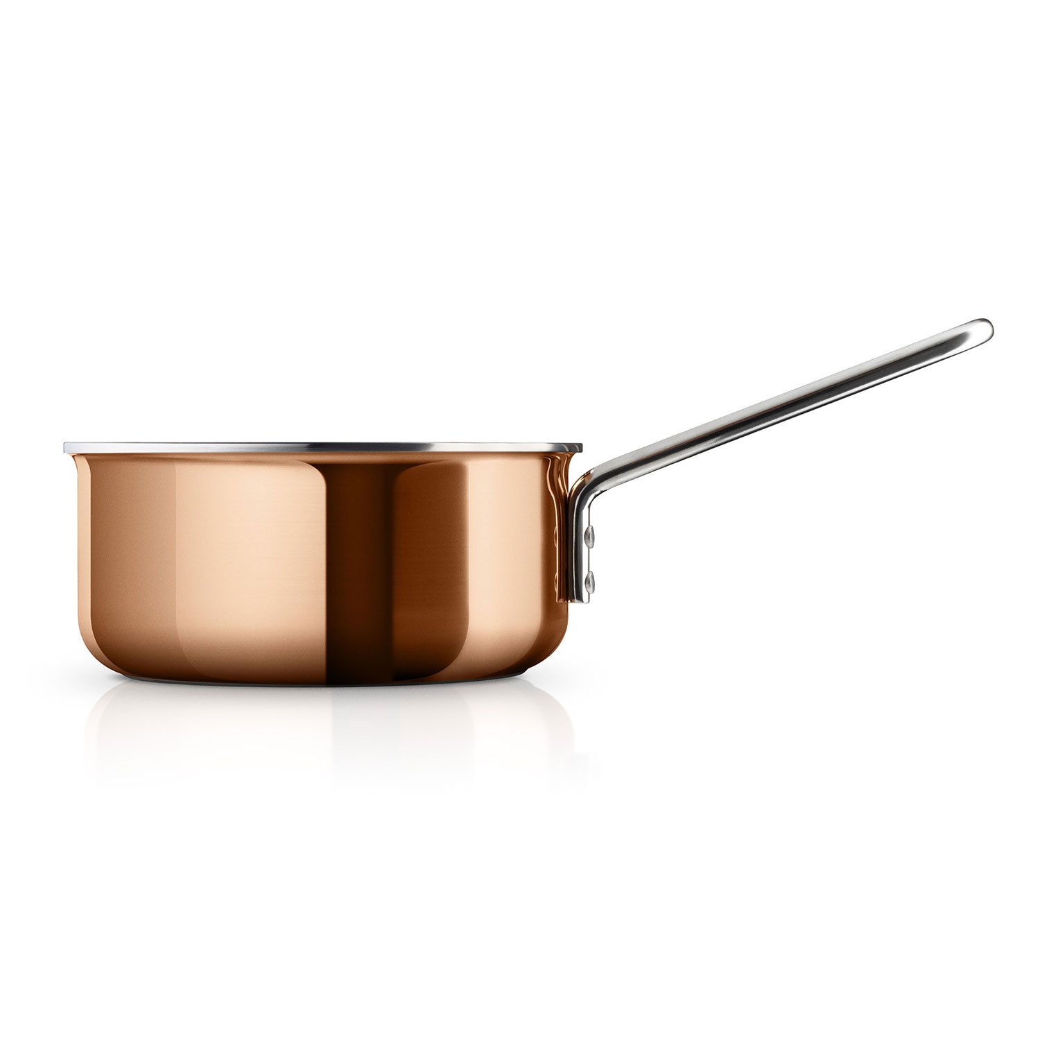 Copper Steelpan - Ø 16 cm - 1.5 liter - Eva Trio