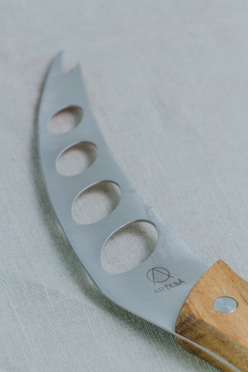 Kaasmessen, Set van 3 Stuks, RVS, Acacia Hout - Artesà