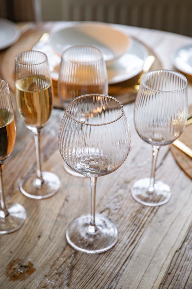 Ballonglazen  - Set van 2 - Gin Tonic - 550ml - Geribbeld | BarCraft