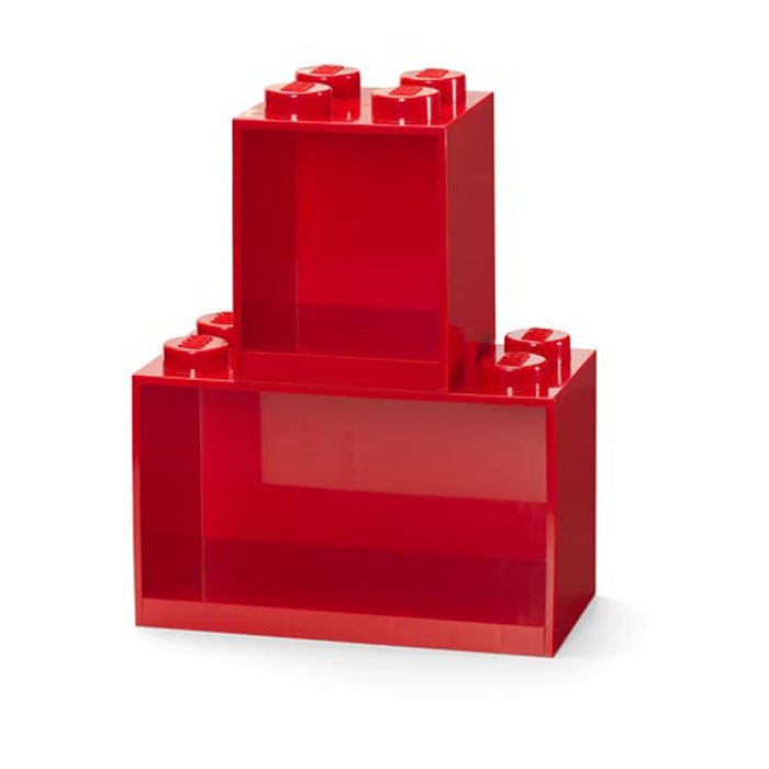 Iconic Brick Plank Set, Rood - Polypropyleen - LEGO