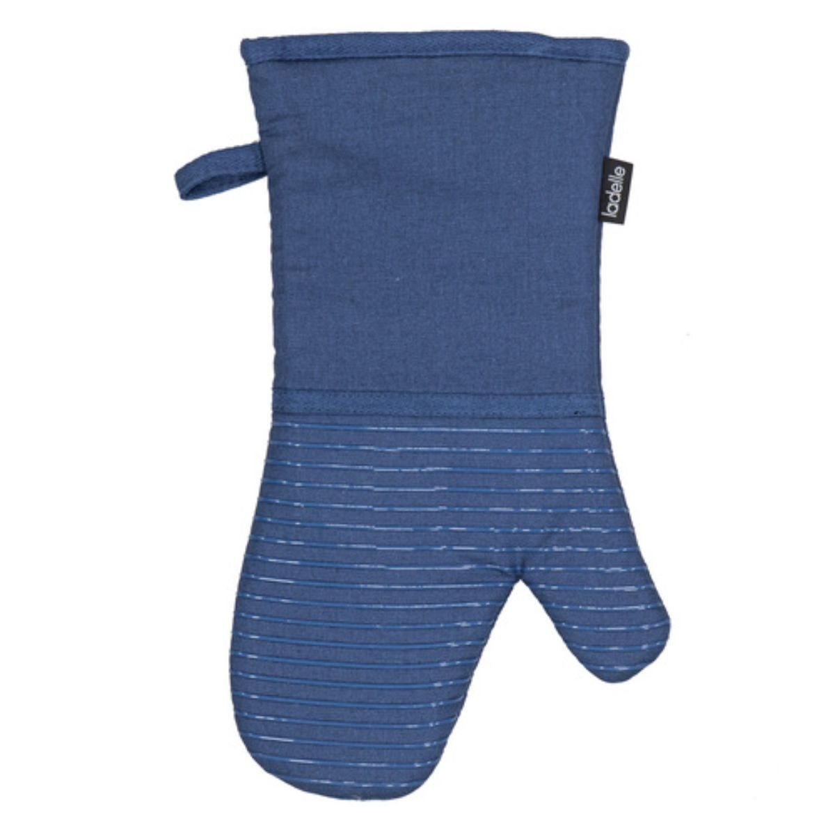Ovenwant, Katoen, Polyester, Siliconen, Blauw, 18 x 36 cm - Ladelle | Lennox