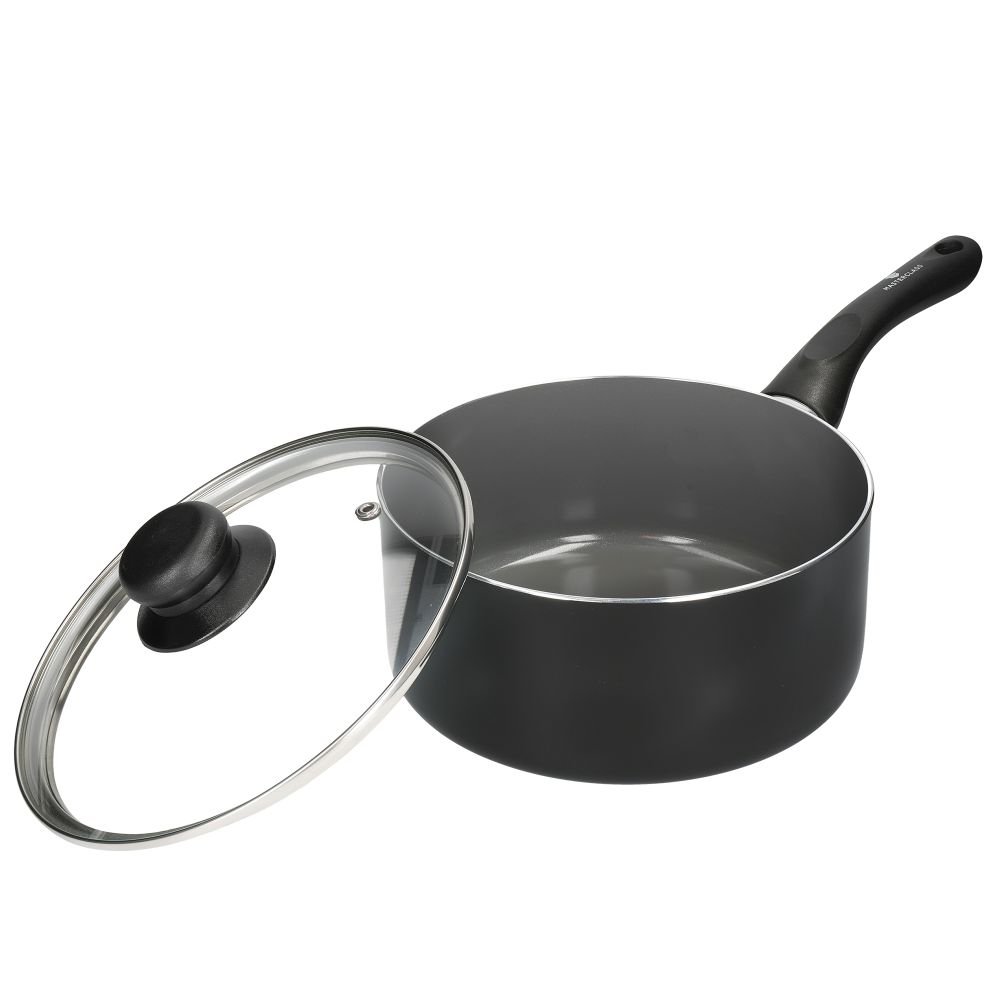 Steelpan met Deksel, 20 cm, Gerecycled, Non-Stick - MasterClass | Can-to-Pan