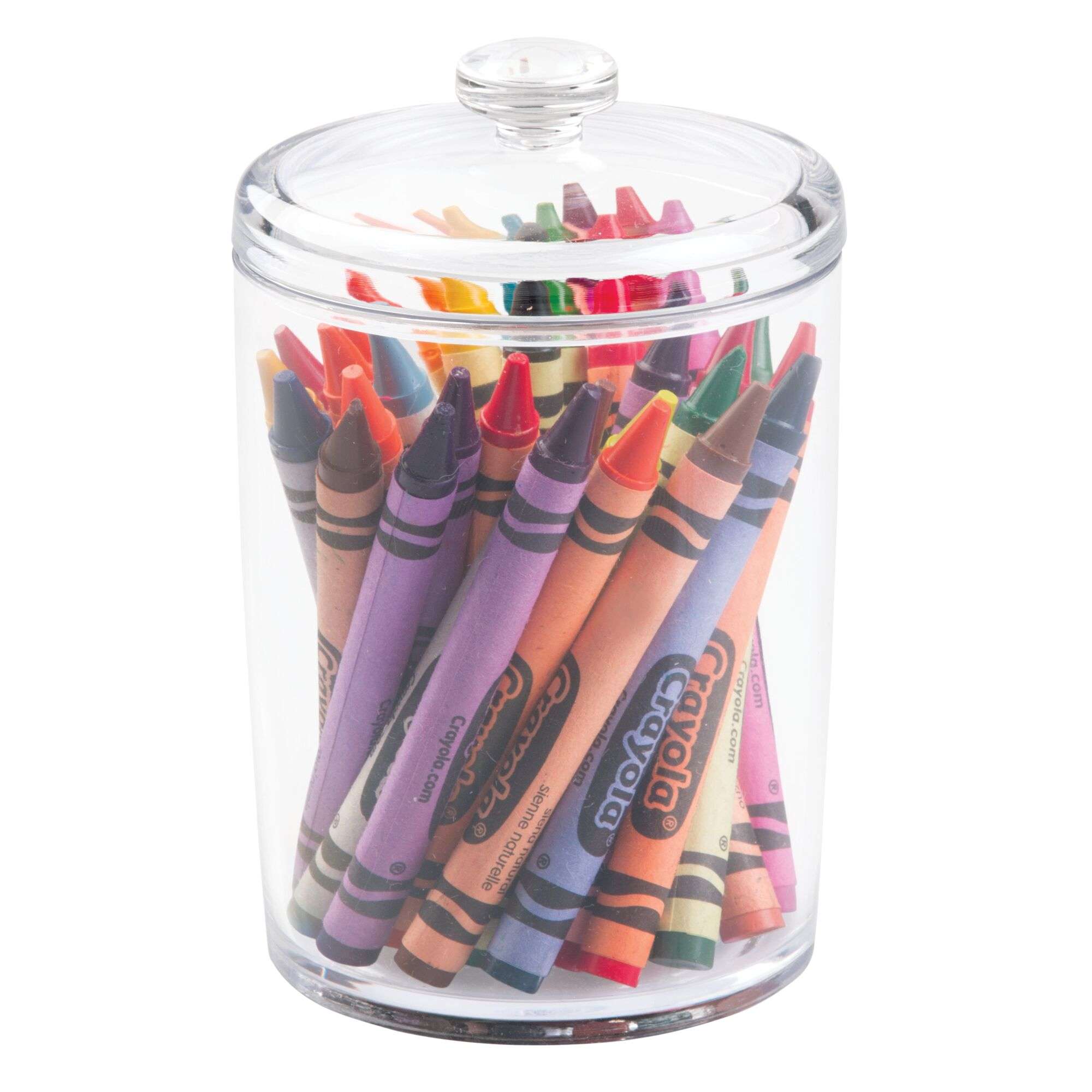 Voorraadpot met Deksel, Klein, 20.3 x 9.5 x 8.6 cm, Transparant, Kunststof - iDesign