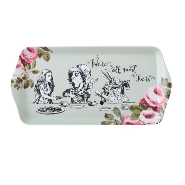 Mikasa x V&A Alice in Wonderland Melamine Serving Tray - 31x15cm