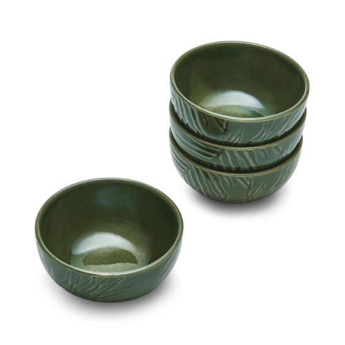 Mikasa Jardin 4pc Stoneware Dip Bowl Set, 10cm, Gift boxed