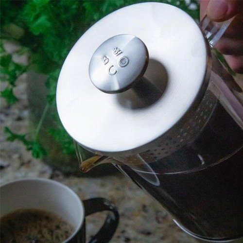 Core Cafetière voor 8 Kopjes - Zilver - Barista & Co
