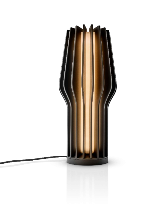 LED Lamp, Tafellamp, Zwart, 11 x 11 x 25 cm, Rubber, Kunststof -  Eva Solo | Radiant