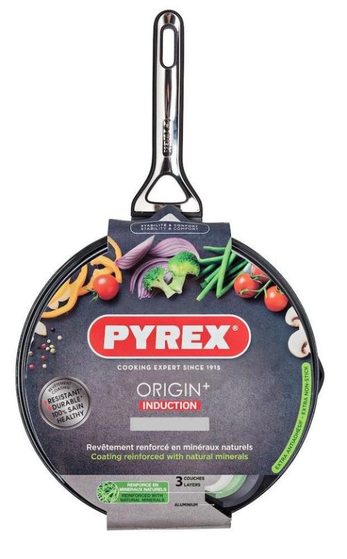 Hapjespan met deksel, 26 cm - Pyrex | Origin+