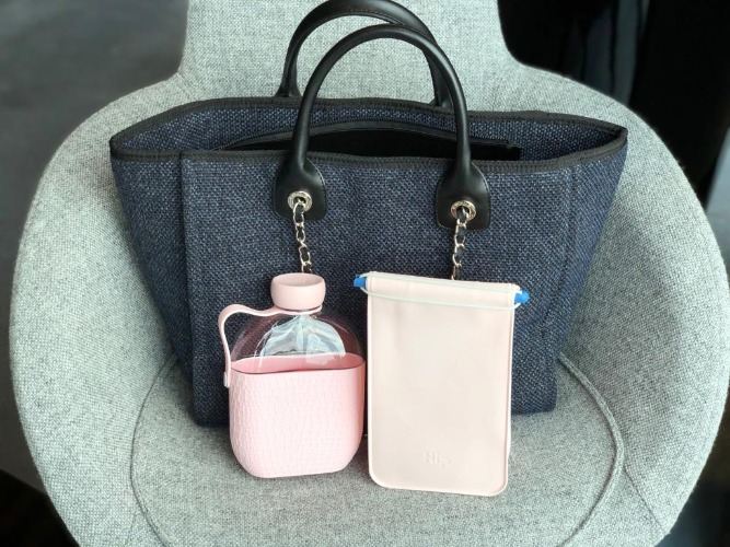 Herbruikbare Lunchzak, Pack - Groot, 4.1 Liter, Roze - HIP