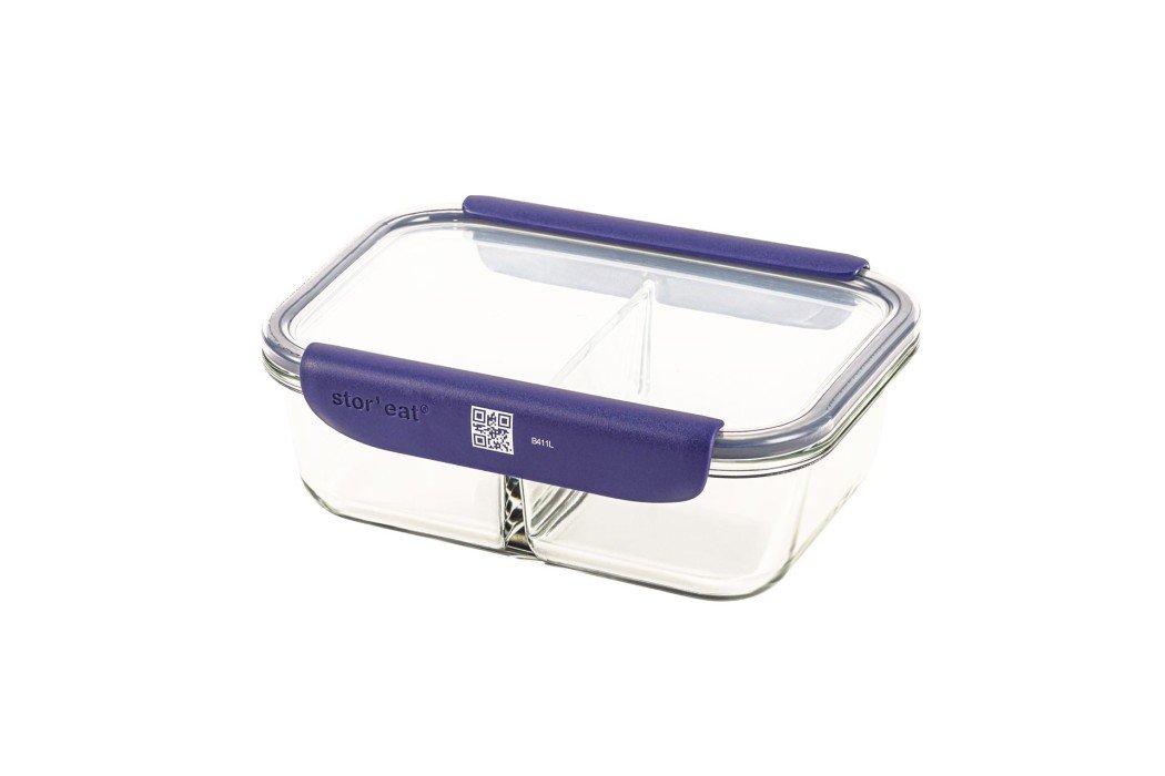 Glazen Vershouddoos met Compartiment - 1450 ml - Stor'eat - Mastrad