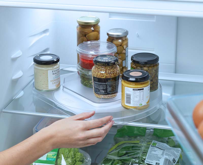 Draaiplateau, 33.1 x 28 x 4.4 CM, Kunststof, Transparant - Joseph Joseph | FridgeStore