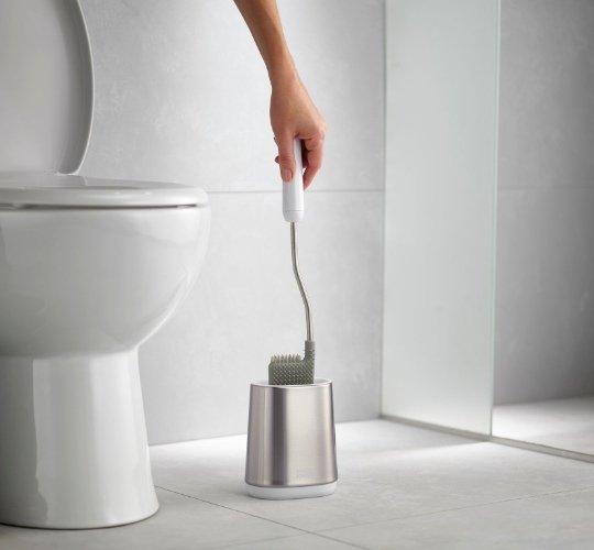Flex Steel Toiletborstel, met Houder - Joseph Joseph