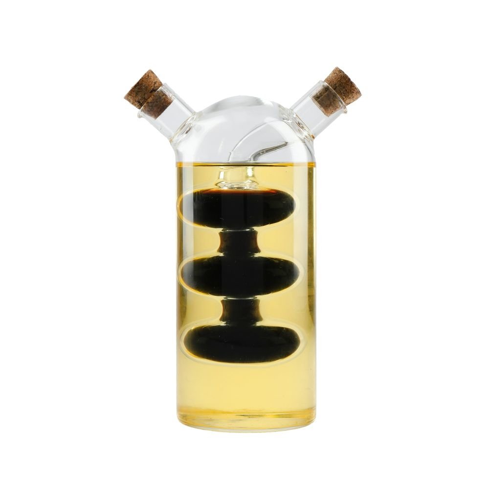 2 in 1 Olie -en Azijnflesje, 0.1 en 0.3 L, Glas - KitchenCraft | World of Flavours