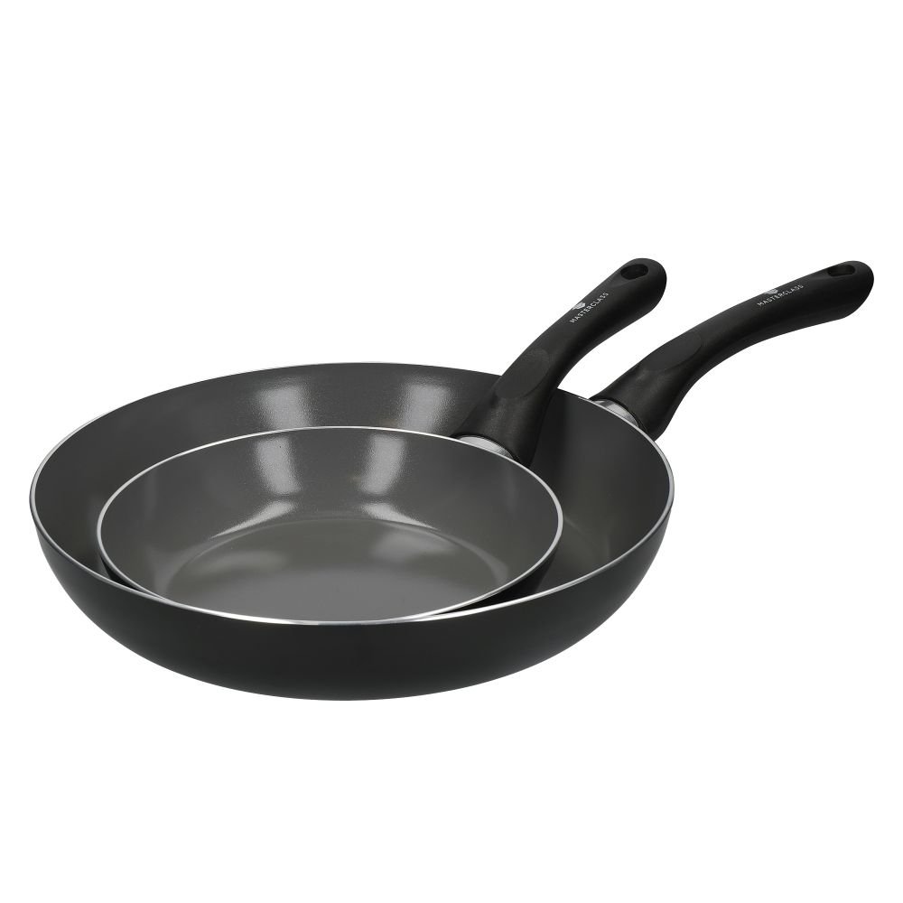 Koekenpannen Set, 20 en 28 cm, Gerecycled, Non-Stick - MasterClass | Can-to-Pan