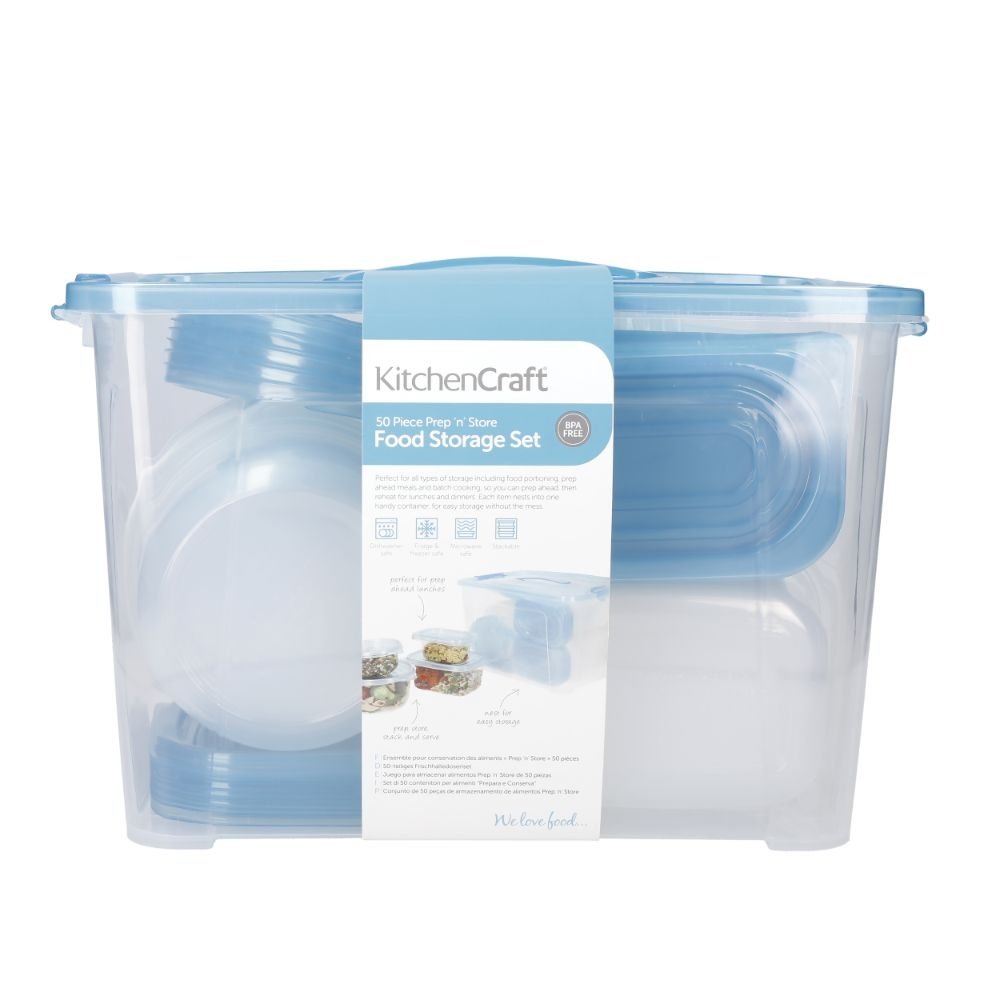 Bewaardozen, Set van 50 - KitchenCraft